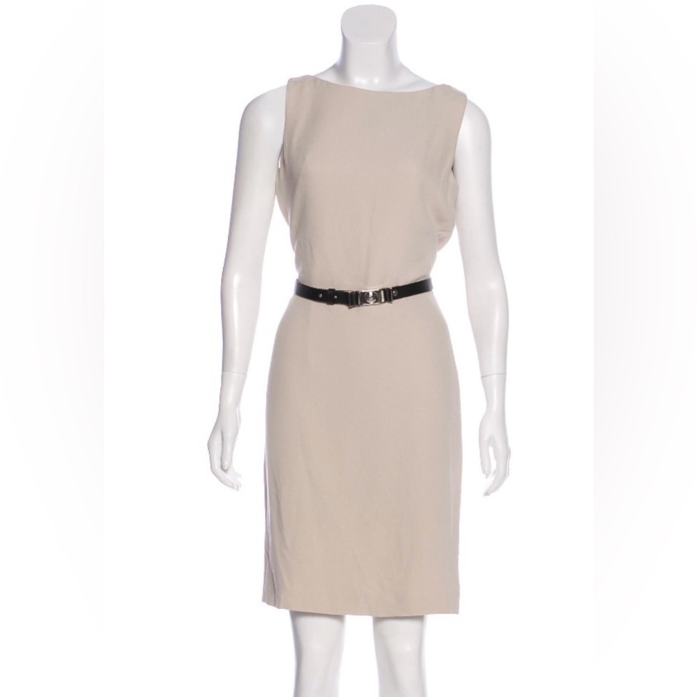 Gucci Cream Sheath Dress